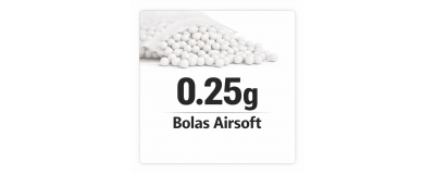 Bolas Airsoft 0.25g | Máxima Precisión y Estabilidad | ARMYCOP