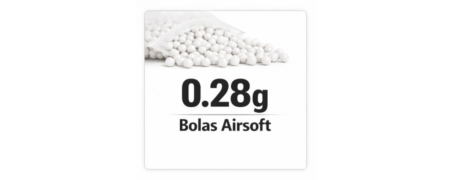 Bolas Airsoft 0.28g Baratas | BBs de Precisión para Airsoft | ARMYCOP