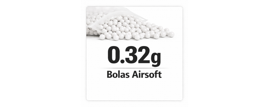 Bolas Airsoft 0.32g | Precisión Máxima para DMR y Sniper | ARMYCOP