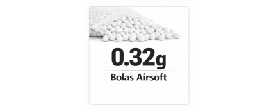 Bolas Airsoft 0.32g | Precisión Máxima para DMR y Sniper | ARMYCOP