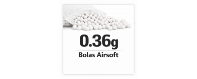 Bolas Airsoft 0.36g | Precisión Profesional para Sniper y DMR