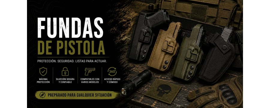Fundas de Pistola para Airsoft y Tácticas | Perneras y MOLLE | Armycop