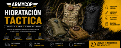 Hidratación Táctica para Airsoft y Outdoor | Camelbak y Accesorios | Armycop