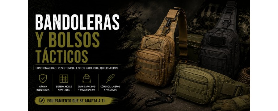 Bandoleras y Bolsos Tácticos | Armycop Equipamiento Militar